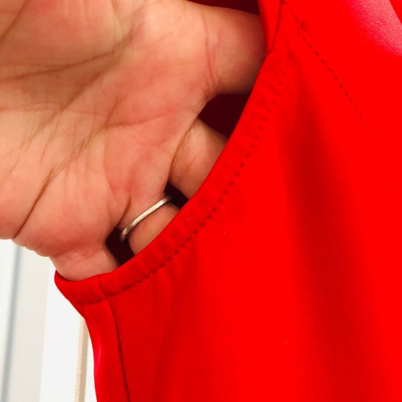 Ted Baker Red Midi Dress - Picture 7 of 8